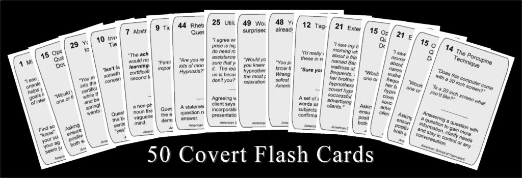 Covert Hypnosis Cards set
