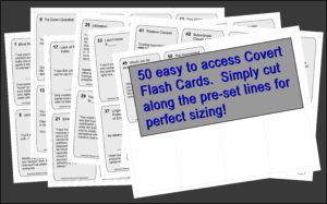 covert hypnosis flash card masters